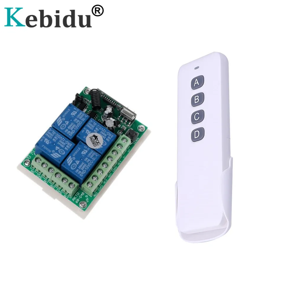 KEBIDU 433 МГц пульт дистанционного управления для ворот электродвигатель