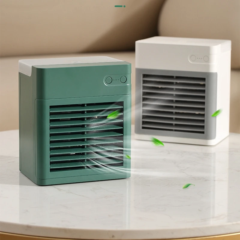 

Mini Spray Fan Charging Air Conditioning Fan Desktop Air Cooler Small Mini Water Cooling Fan for Office Home