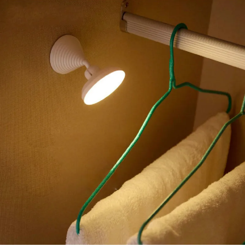 

Smart LED Sensor Night Light Human Body Induction Lamp USB Charging Bedside Corridor Showcase Long Battery Life Emergency Light