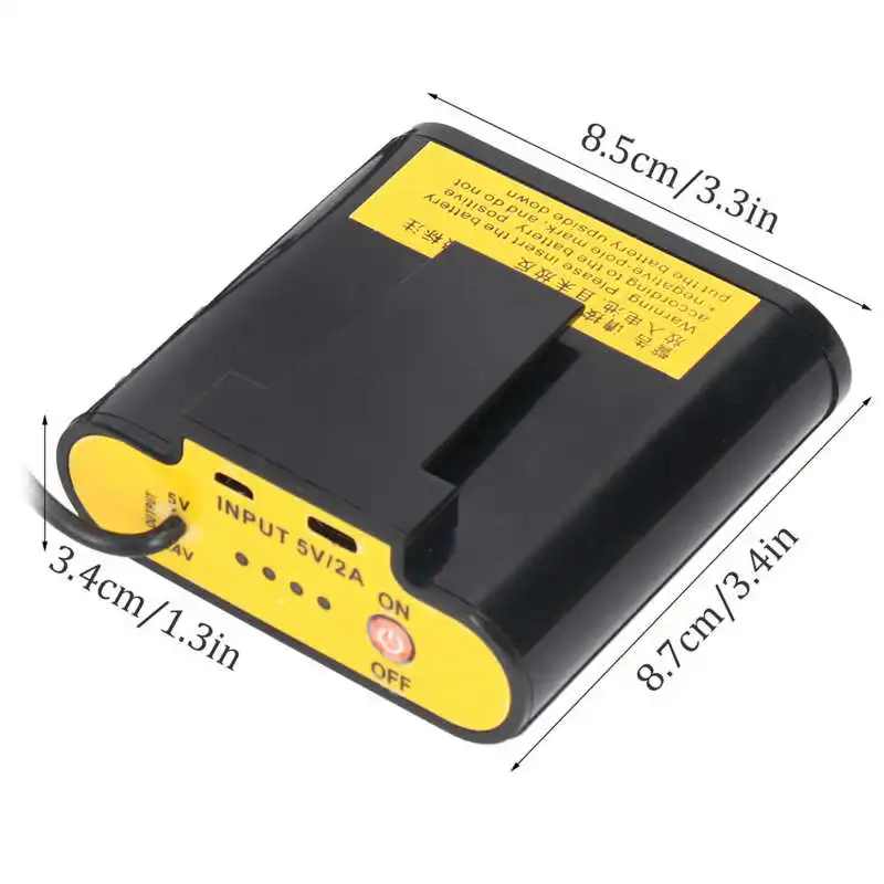 Водонепроницаемый 18650 Батарея Мощность банк Чехол Коробка зарядка через USB