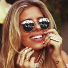 Круглые Солнцезащитные очки в стиле ретро, женские роскошные Брендовые очки для женщинмужчин, маленькие металлические солнцезащитные очки, женские зеркальные очки, солнцезащитные очки