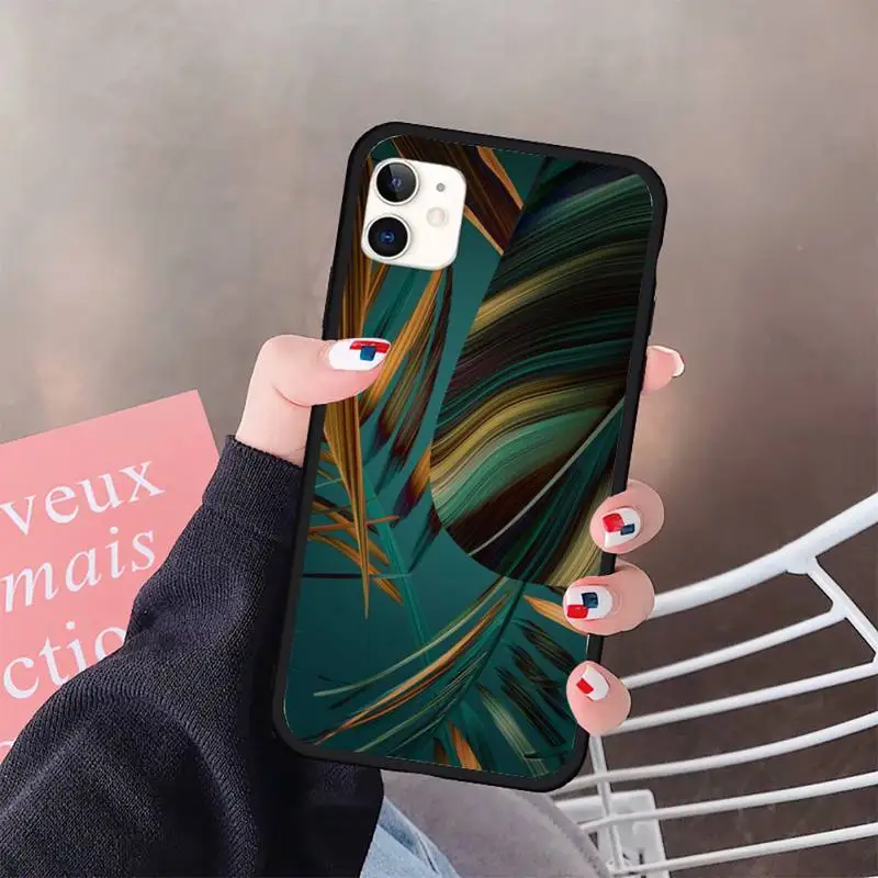 

Tropical Floral Botanic Banana Phone Case for iPhone 11 12 pro XS MAX 8 7 6 6S Plus X 5S SE 2020 XR