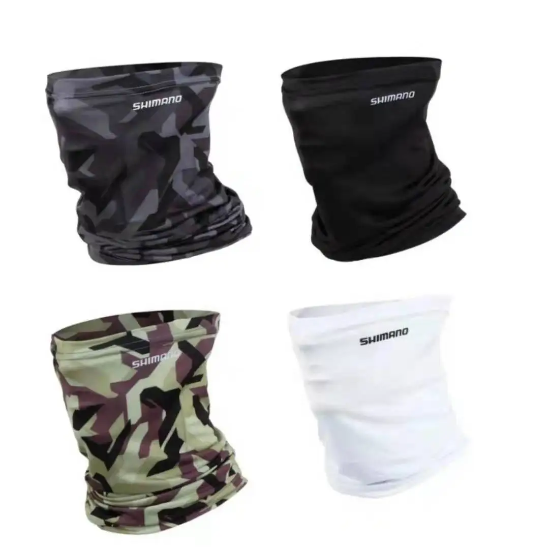 

New Sunscreen Ice Silk Fishing Apparel Shimanos Outdoor Thin Breathable Arm Sleeves Anti -UV Sports Cycling Cuff with Scarf