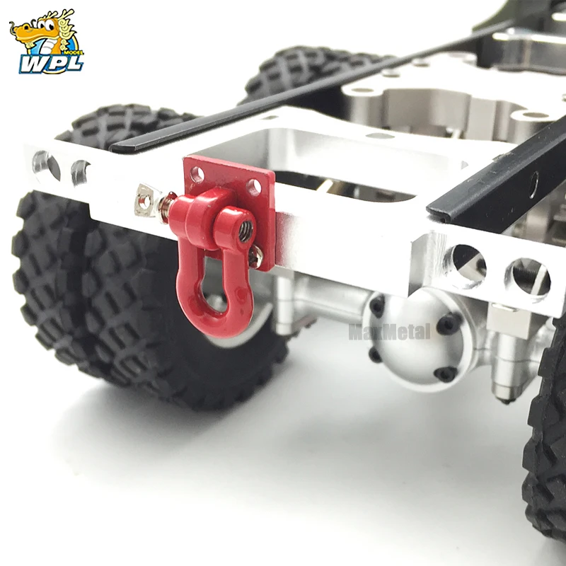 Metal Rear Bumper Can Be Installed with Reversing Light Steering Signal Climbing Off-road Remote Control for WPL RC Car | Игрушки и