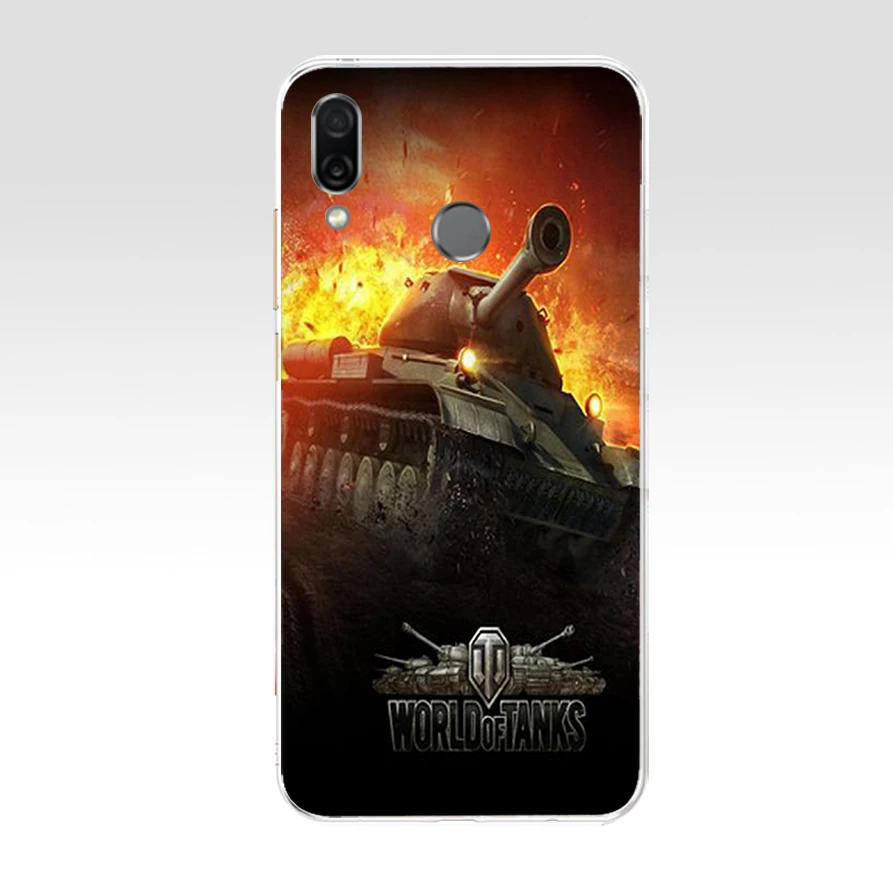 081FG world of tanks Подарочный Мягкий Силиконовый ТПУ чехол для телефона huawei Honor 8 Lite 8X 8s 9x