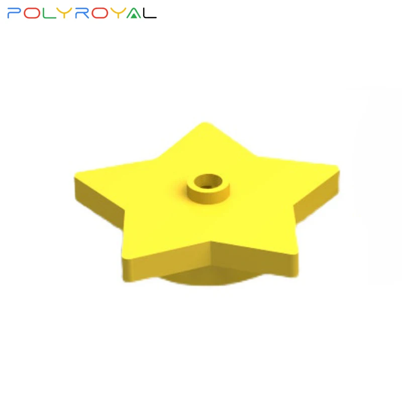 

Building Blocks parts 4x4x2/3 five-pointed star with middle hole 6248804 1PCS MOC Compatible With brands toys for children 39611