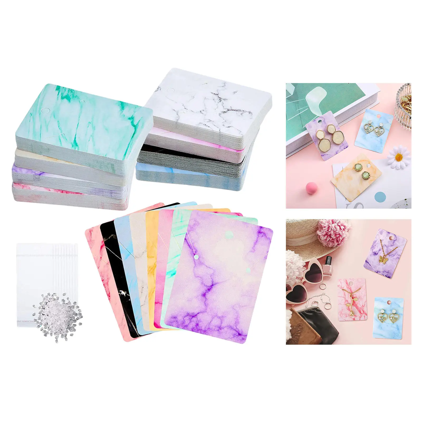 

250 шт., серьги-гвоздики с отделением для карт