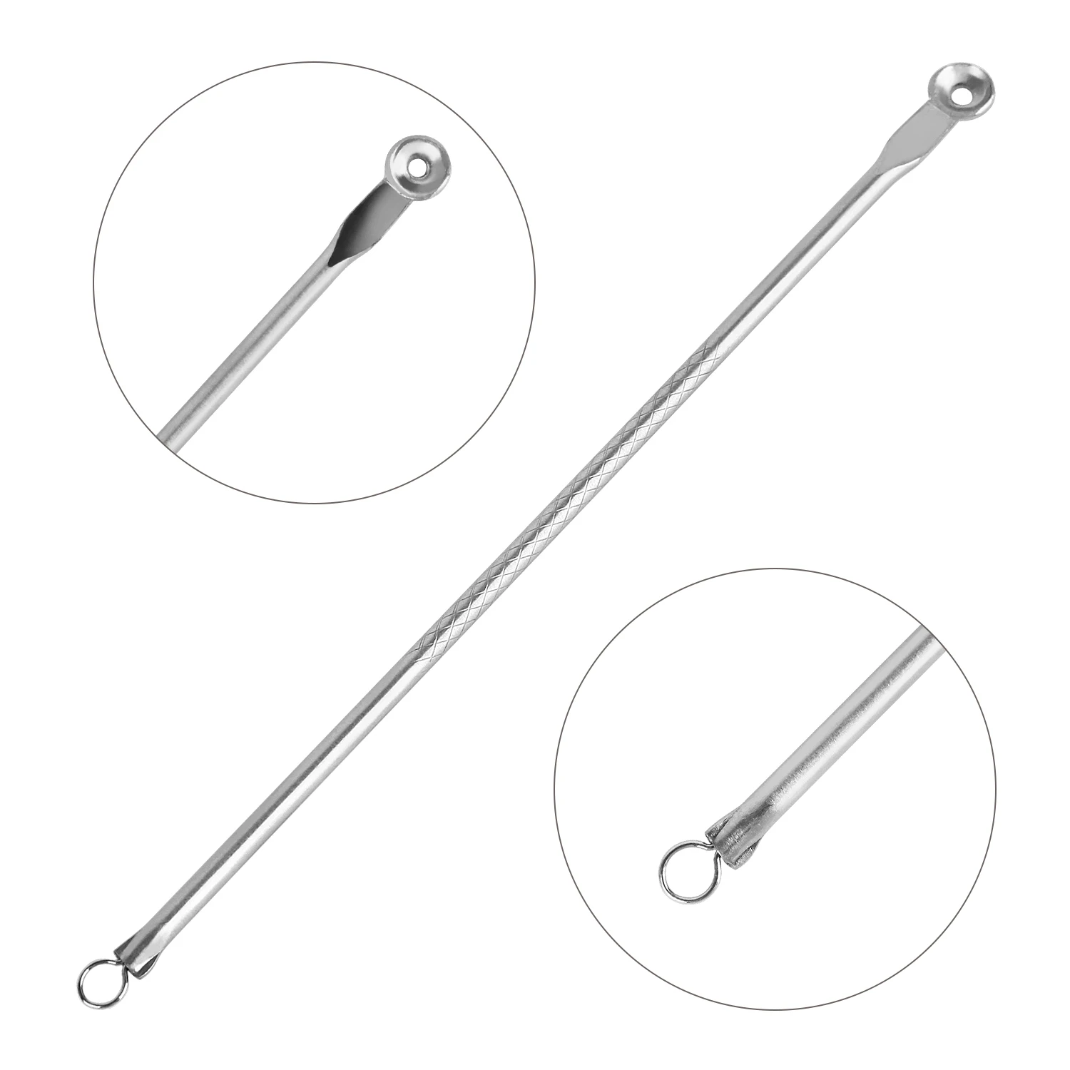 

1pcs Stainless Steel Acne Removal Needles Silver Pimple Blackhead Extractor Facial Skin Care Acne Treatment Remover Tools