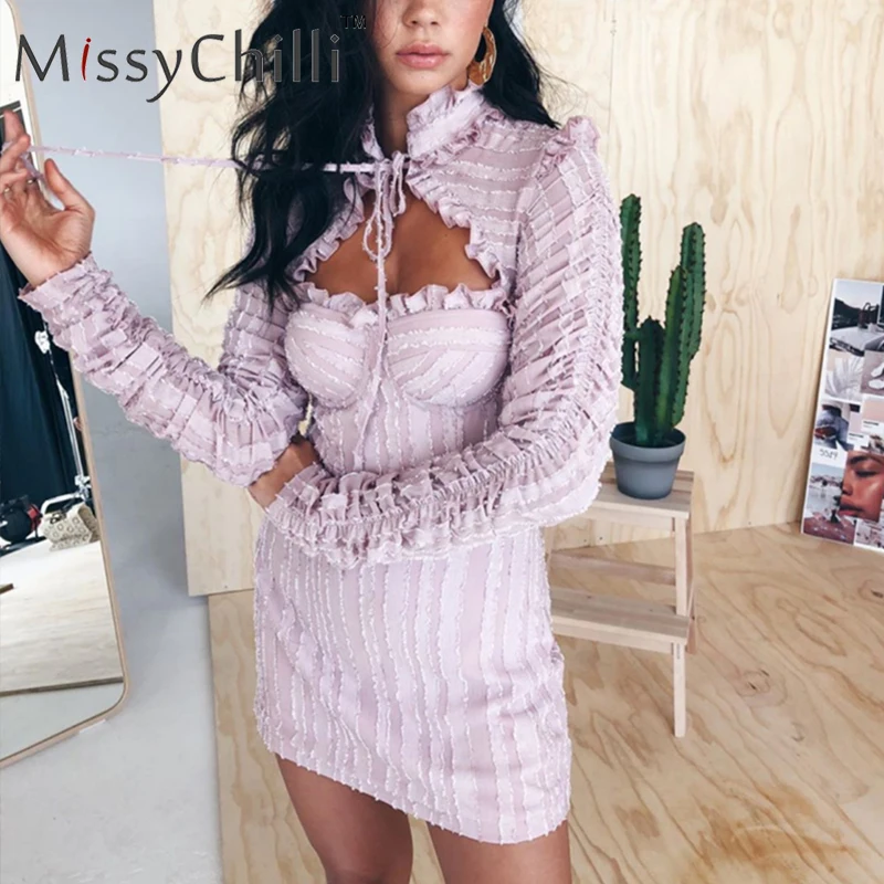 MissyChilli апом просвечивающее сексуальное короткое платье элегантные женские