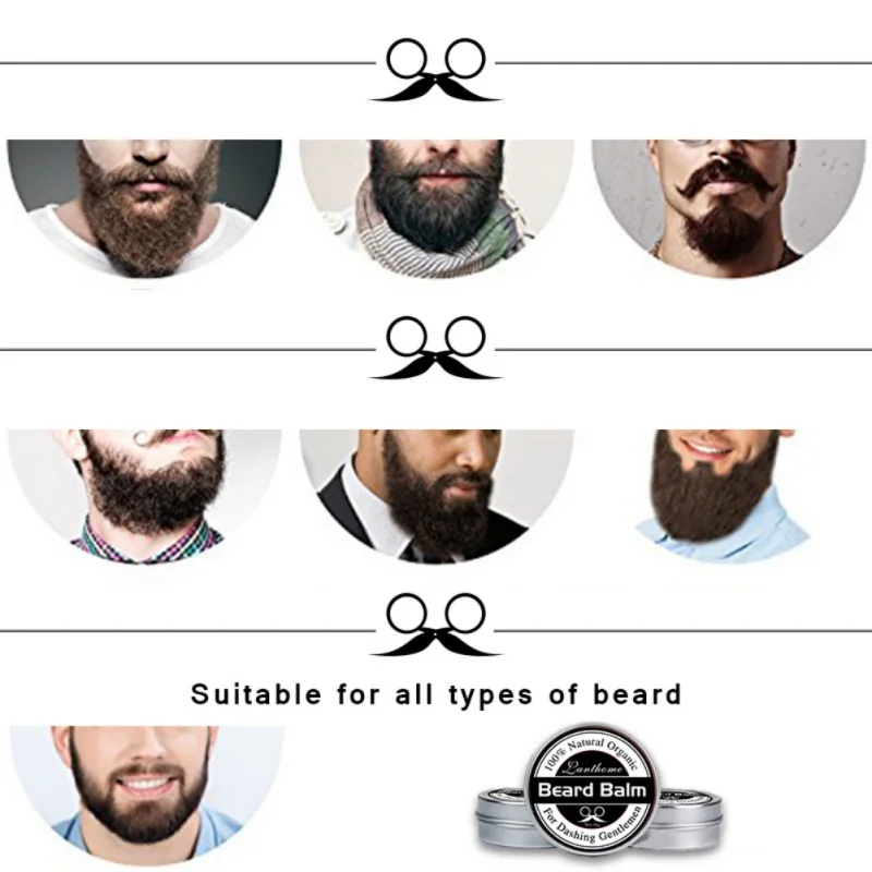 

Lanthome has a moisturizing beard care beard conditioner and 25g men's natural beard hair care wax