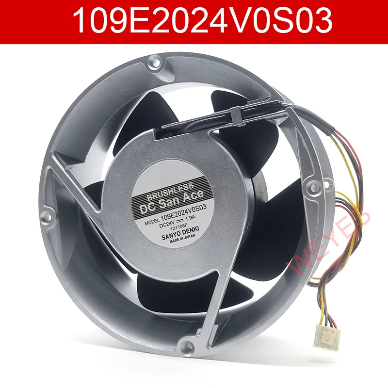 Оригинальный Для 109E2024V0S03 20070 20 см 200 мм круглый DC 24V 1.9A gale алюминиевый каркас