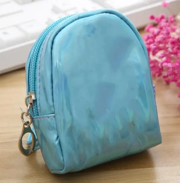 

Women's new monochrome coin purse pvc mini coin purse wallet