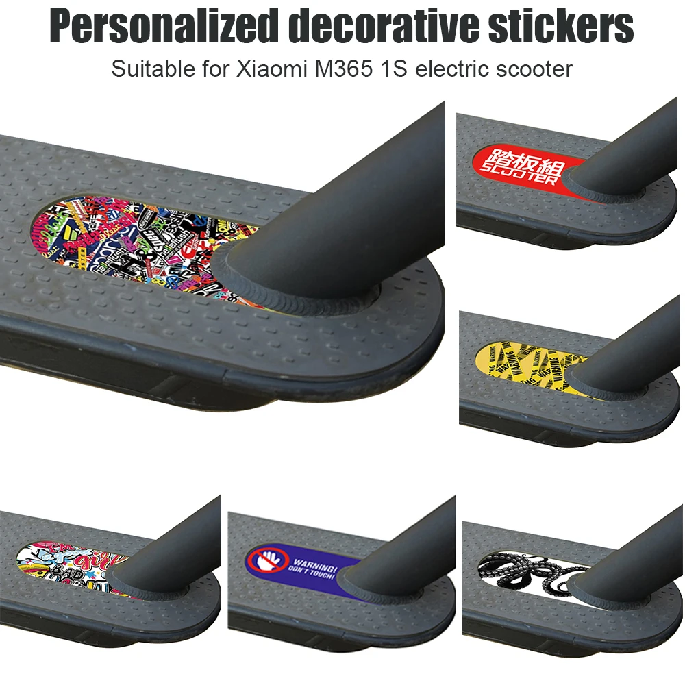 

Scooter Pedal Sticker Anti-Slip Personalized Footboard Sticker For Xiaomi M365/1S Electric Scooter DIY Modification Accessories