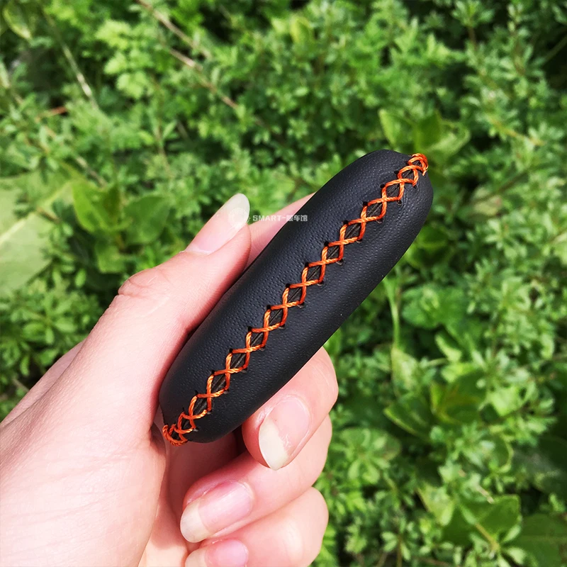 Бесплатная доставка чехол для автомобильного ключа из натуральной кожи 4D smart 453 с