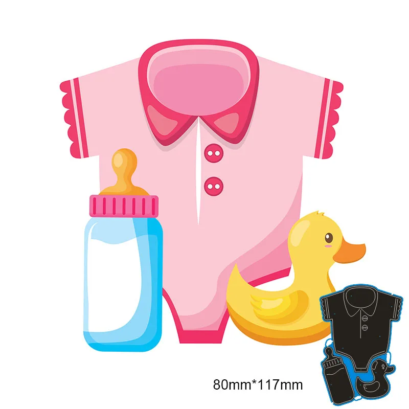 Набор вырубных штампов &quot одежда для малышей детей и Duke карт DIY трафарет