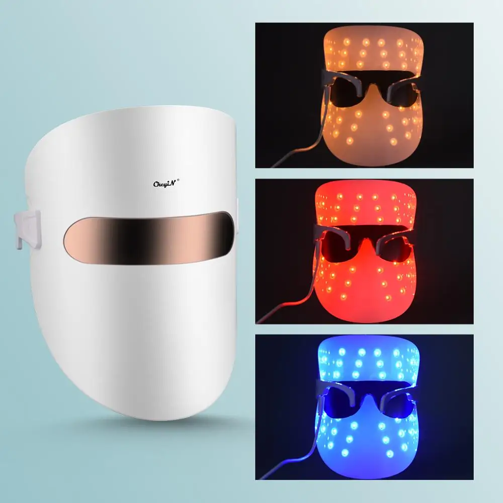 CkeyiN светодиодный маска для лица фотон лечение акне омоложение кожи терапия