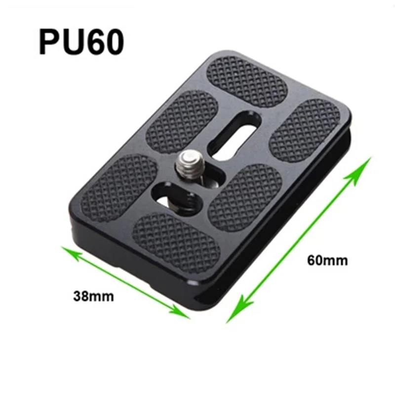 

10pcs PU60 Universal PU-60 SLR Camera Quick Release Plate For Arca Swiss Benro B1 B2 J0 J1 Ballhead Camera Photo Studio