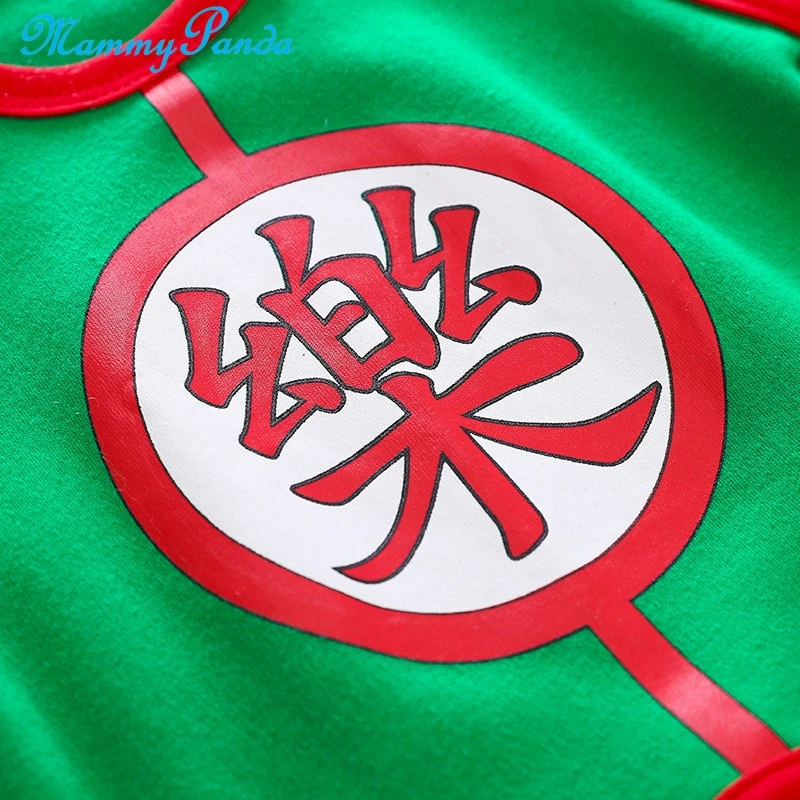 Комбинезон Goku для маленьких мальчиков детский осенний хлопковый комбинезон Yamcha