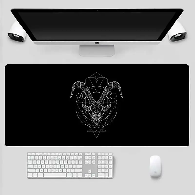 

12 constellation zodiac signs Pad to Mouse Game Desk Table Protect Game Office Work Mouse Mat pad X XL Non-slip Laptop Cushion