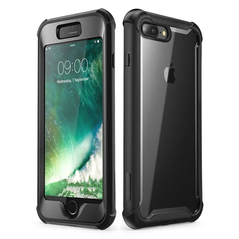 Чехол i BLASON для iPhone 7 Plus чехол 8 полноразмерный прочный прозрачный бампер с