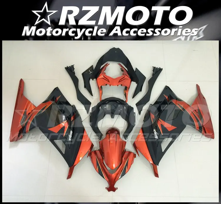 

New ABS Injection Motorcycle Whole Fairings kit Fit for Kawasaki Ninja 300 EX300 2013 2014 2015 2016 2017 2018 black orange
