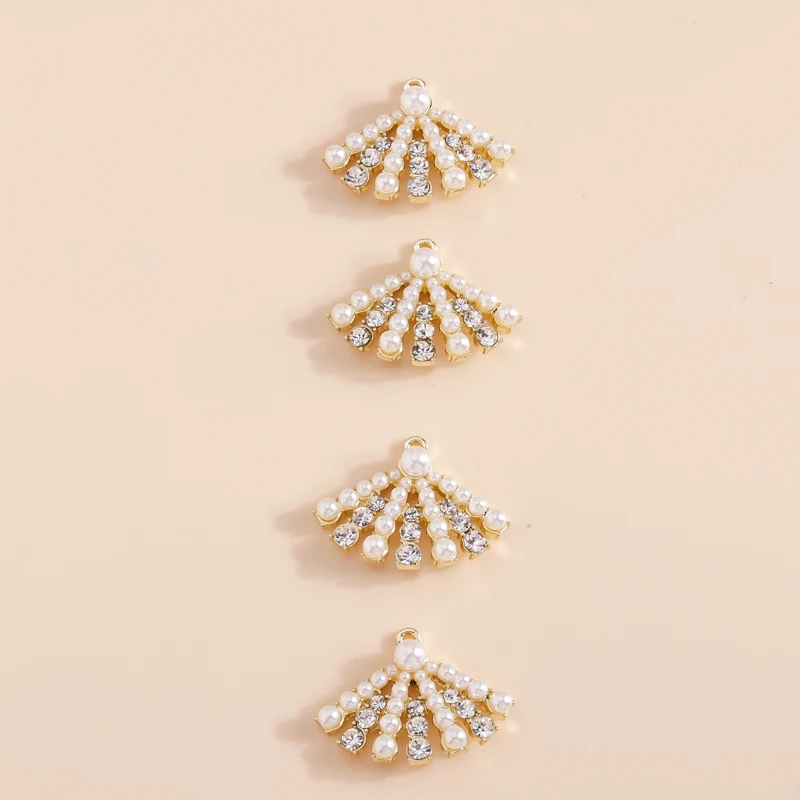 4 шт. отличные жемчужные подвески в виде ракушек для изготовления ювелирных