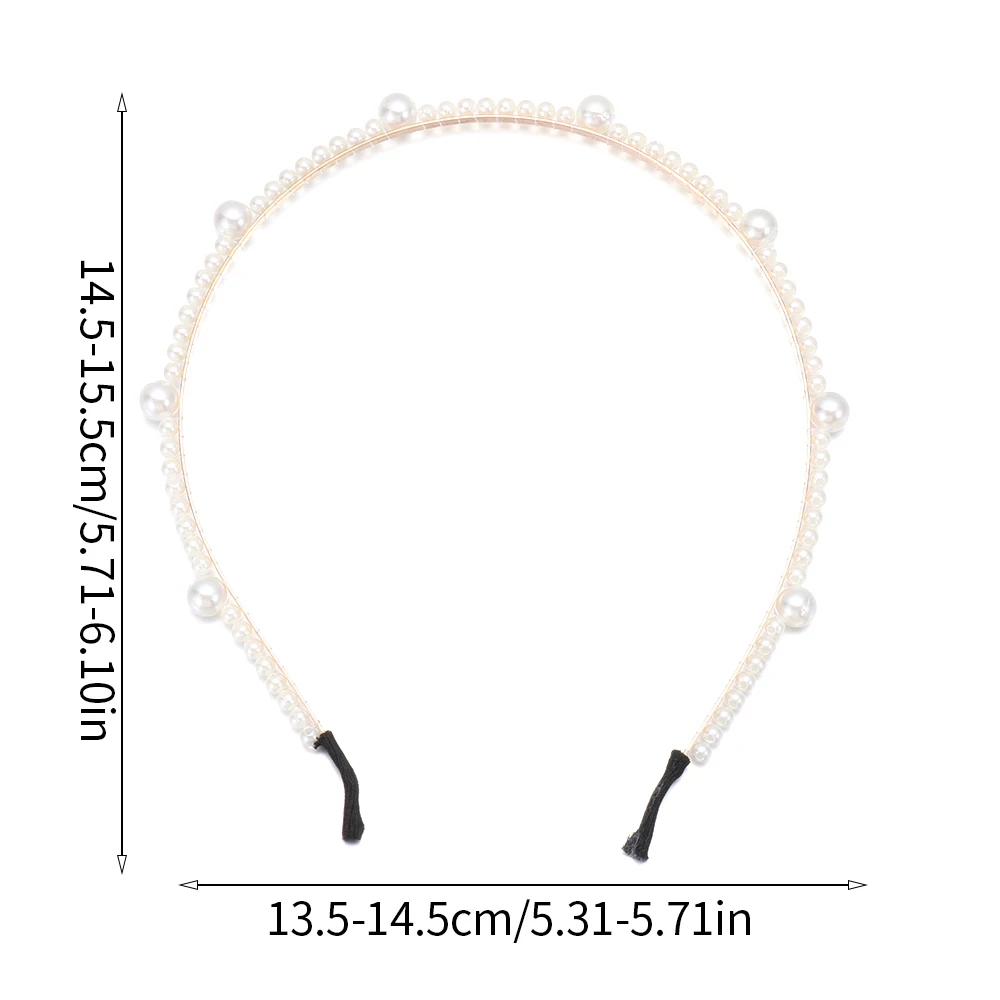 

Korean Style Pearl Hairbands Hair Hoops Bridal Headwear Women Ladies Wedding Headband Hair Clip Hair Accessories Fashion Jewelry