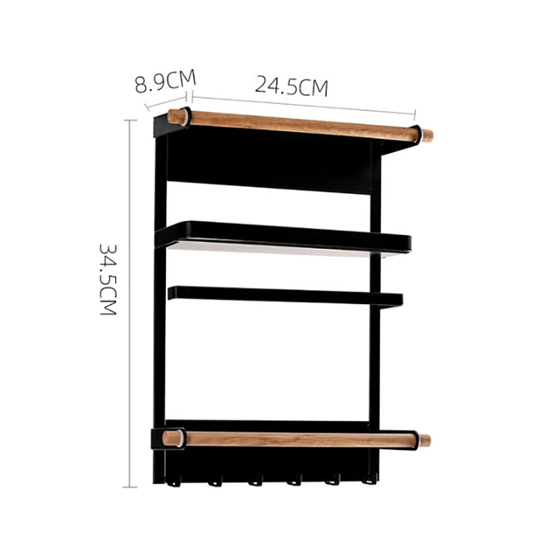 

Magnet Fridge Storage Shelves Paper Towel Roll Holder Washing Machine Magnetic Organzier Hanging Rack Home Kitchen Supplies