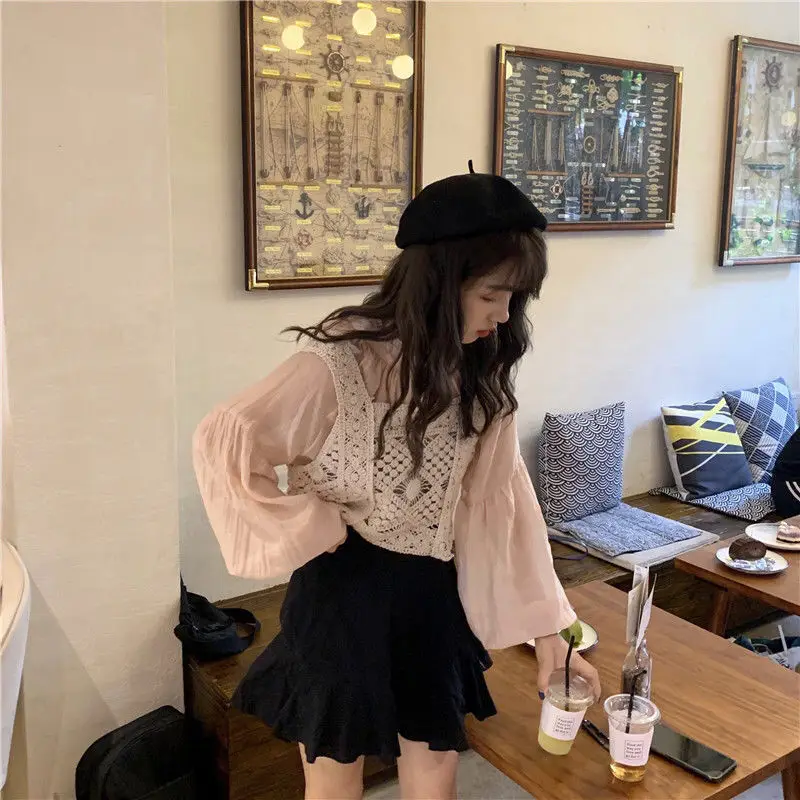 

Women's new Hong Kong Style suspender in early autumn