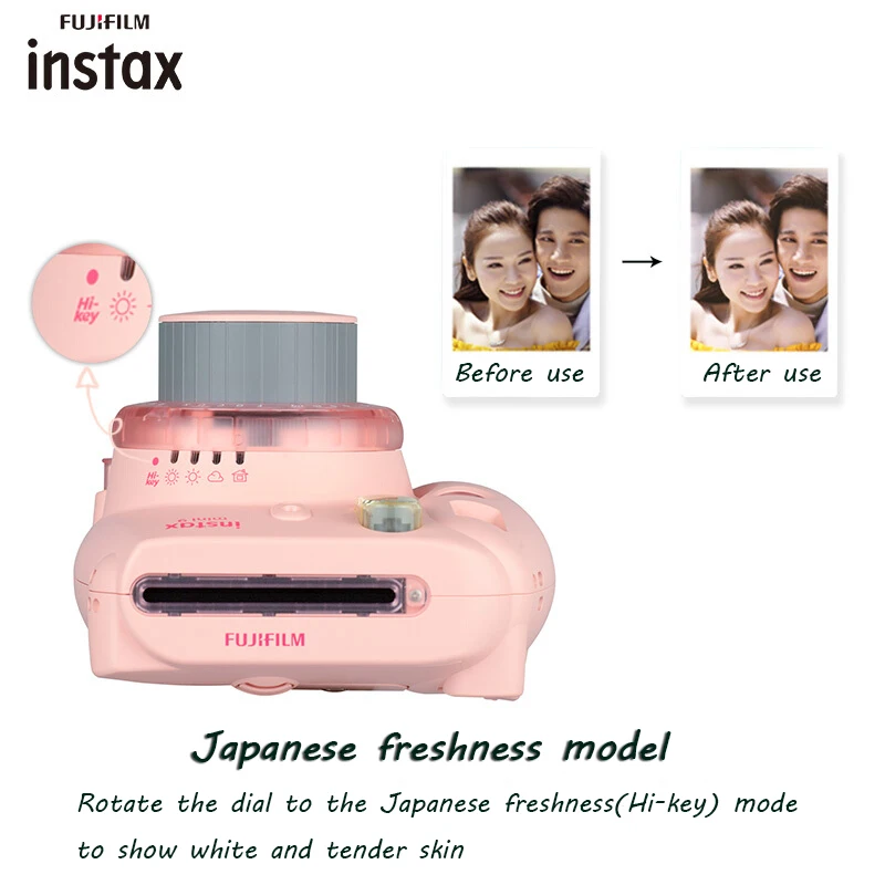 Fuji instax mini9 камера мгновенного изображения (обновление mini8) многоцветная