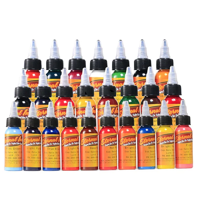 

Набор чернил для татуировок, 30 мл/бутылка, 25 шт.