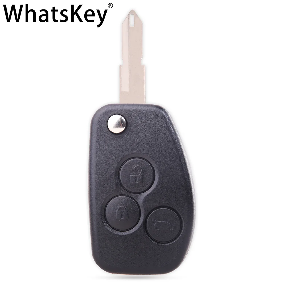Запасной откидной корпус для автомобильного ключа WhatsKey 2/3 кнопок Renault DACIA Clio Twingo