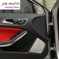 jrel for mercedes benz gla x156 cla c117 amg car styling interior trim audio door speaker deco cover car stereo sticker