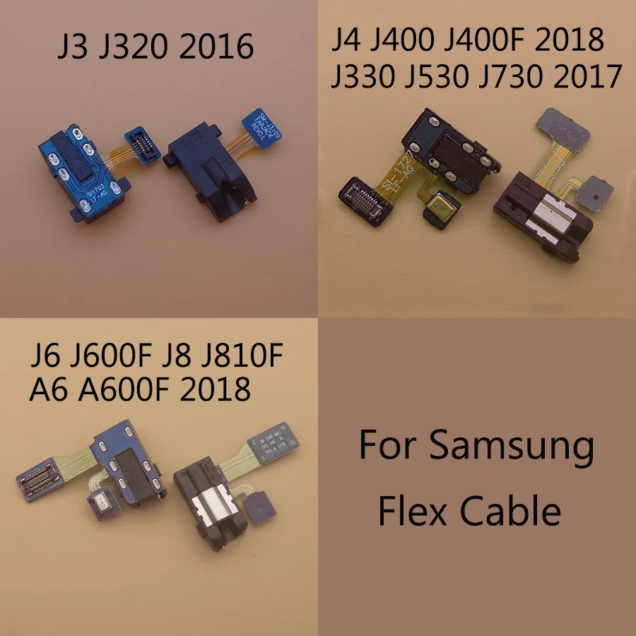 Шлейф для наушников Samsung Galaxy J3 J5 J7 2017 J330 J530 J730 J4 2018 J400 J400F J6 J8 A6 | Обустройство дома