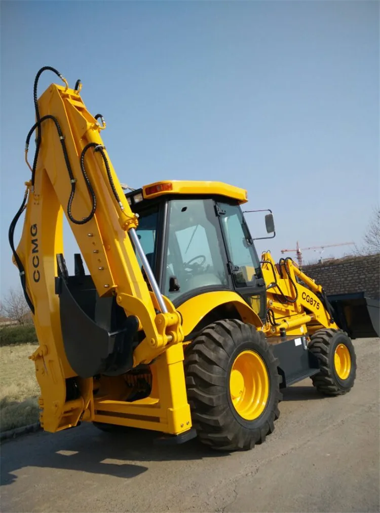 Большой фронтальный и экскаватор погрузчик с ковшом 4 в 1| |