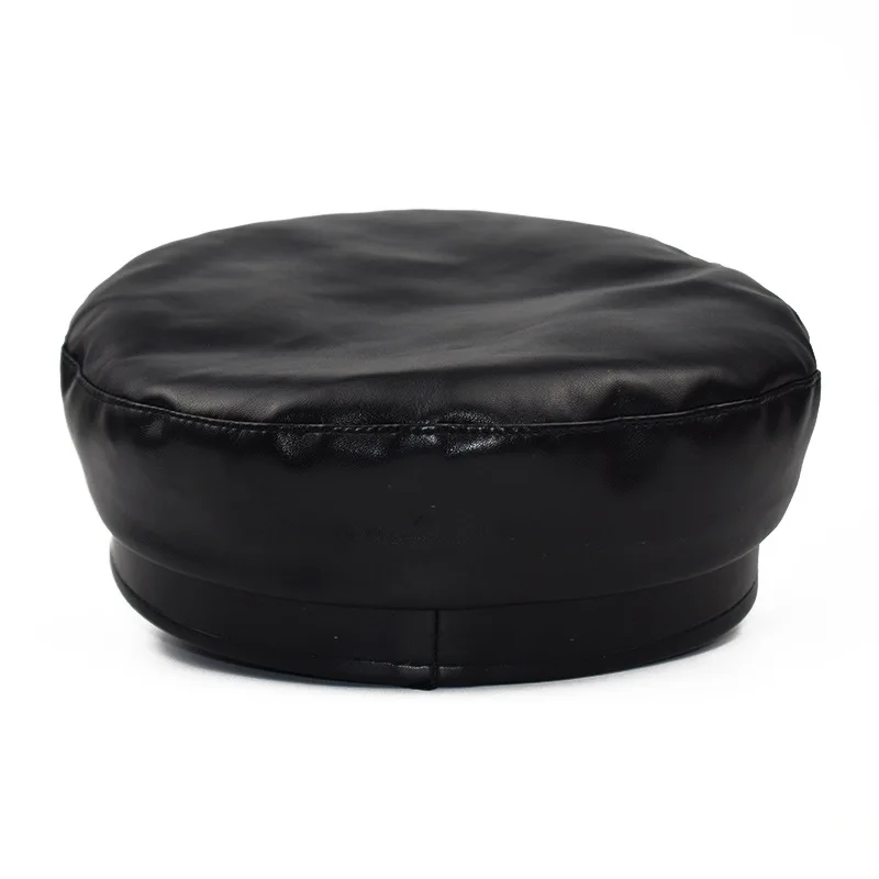 Winter Hats for Women Military Cap Vintage Cotton Leather Beret Gorras Planas Snapback Caps Female Casquette Ladies Headwear | Аксессуары