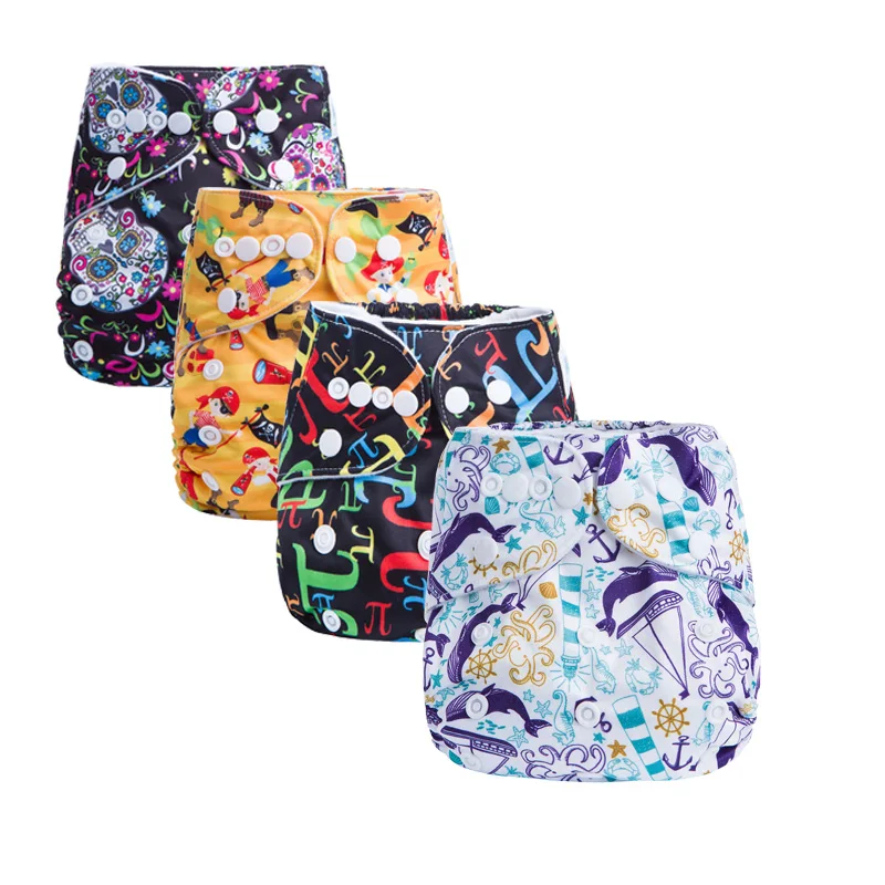 Детская Пеленка из моющейся ткани и водонепроницаемые детские подгузники