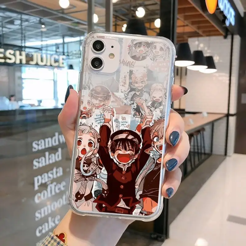 

Toilet-bound Hanako-kun Phone Case Transparent for iPhone 11 12 mini pro XS MAX 8 7 6 6S Plus X 5S SE 2020 XR