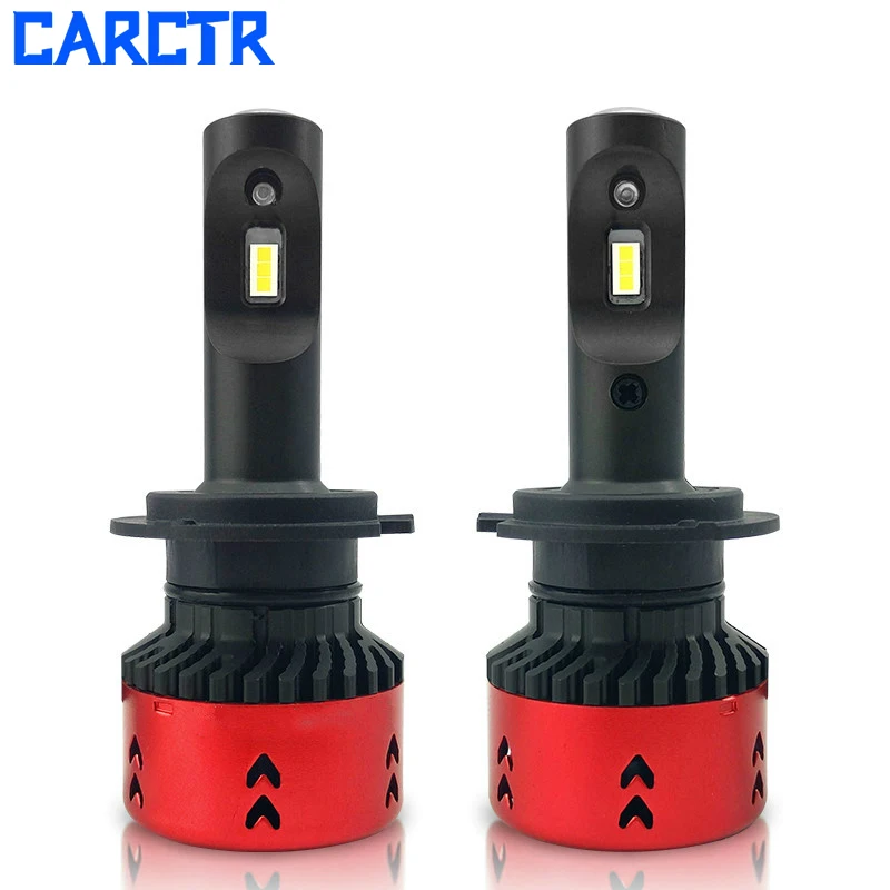 Автомобильные светодиодные лампы для передних фар CARCTR H4 H7 H11/H8 H1 9005 9006 880 H3 60