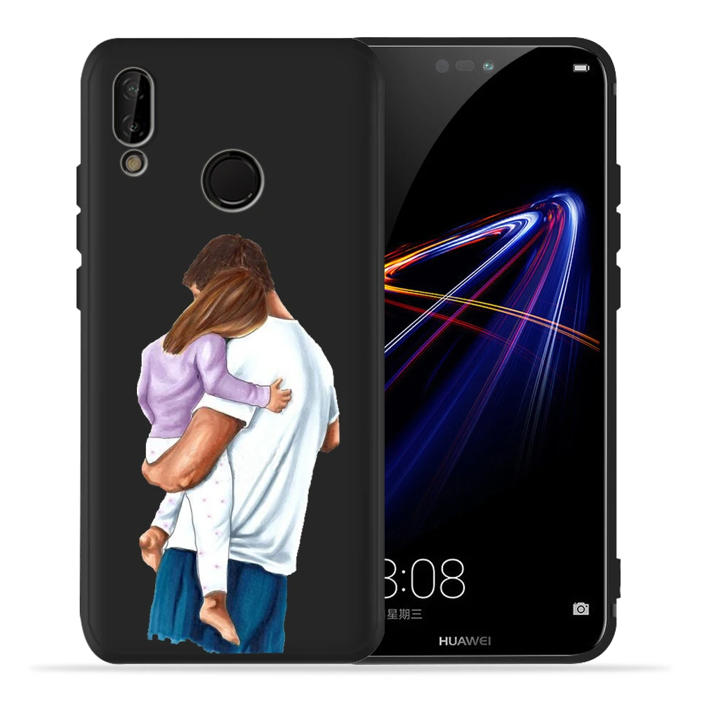 Модный чехол для мамы и дочки, супермамы и папы для huawei p20 Pro, чехол P20 P30 Pro P9 P8 mate 20 Lite Honor 8X9 10 20 PSmart - Цвет: 03