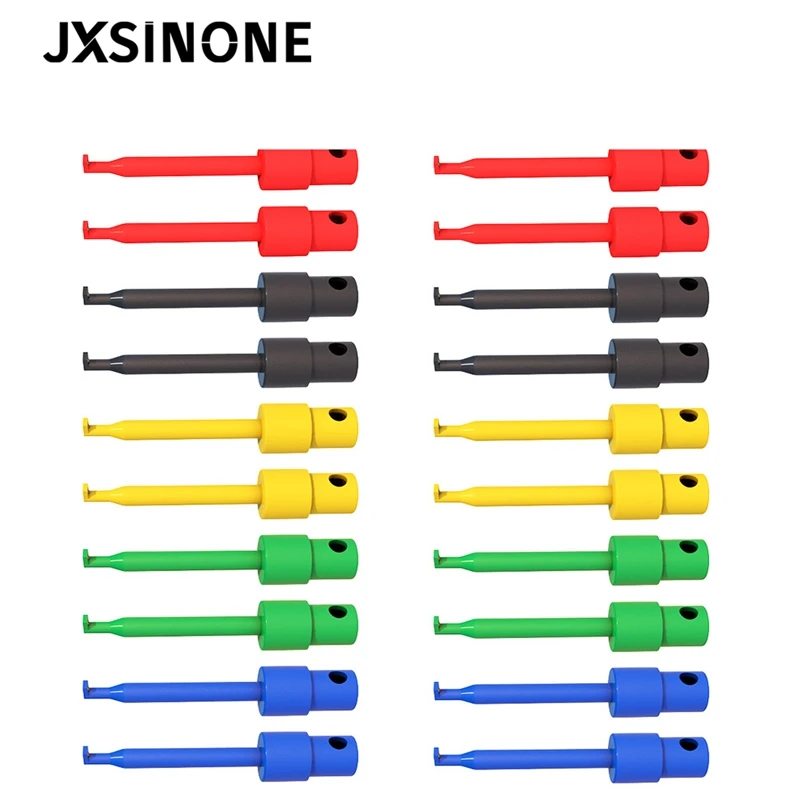 JXSINONE P5001 20 шт. комплект проводов для мультиметра с крючками и зажимами для тестирования SMT/SMD IC D20 кабеля сварки.