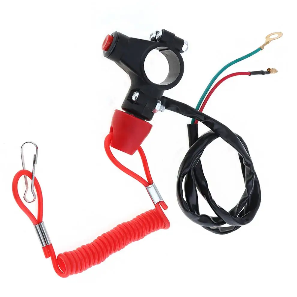 Универсальный аварийный выключатель для мотоцикла с двойным пламенем