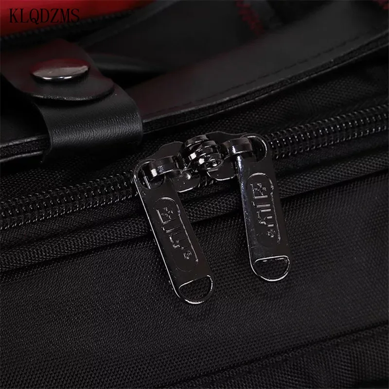 KLQDZMS 18 дюймов дорожные сумки на колесиках Оксфорд колёсиках spinner для мужчин