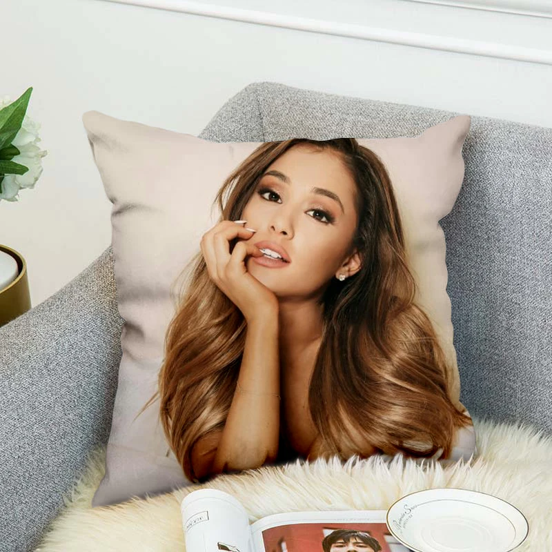 Ariana Grand декоративный чехол из полиэстера для подушки диванной стиль 3 | Дом и сад
