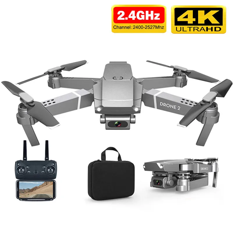 Мини Дрон E68 складной с HD камерой 4K 1080P Wi Fi FPV|Радиоуправляемые вертолеты| |