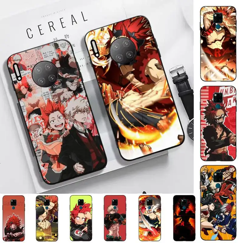 

FHNBLJ Kirishima My Hero Academia Anime Phone Case for Huawei Mate 20 10 9 40 30 lite pro X Nova 2 3i 7se