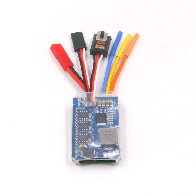 FATJAY 45A бесщеточный сенсорный ESC SD 2S 7 4 В батареи 3 режима с 5 В/6A BEC для 1/28 1/20 1/24 RC