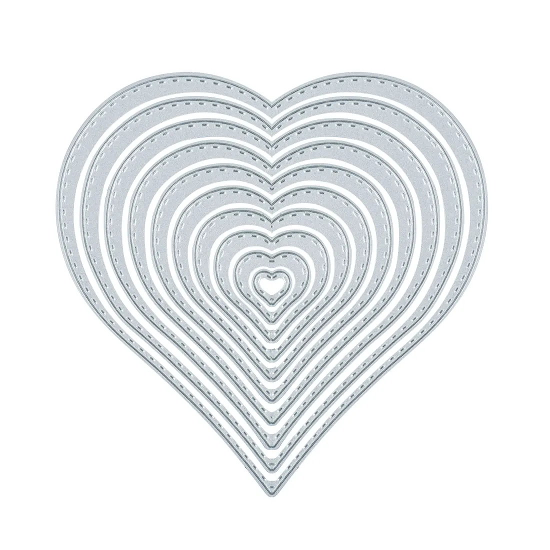 10 шт/комплект с надписью Love в форме сердца металлический Трафаретный вырубной