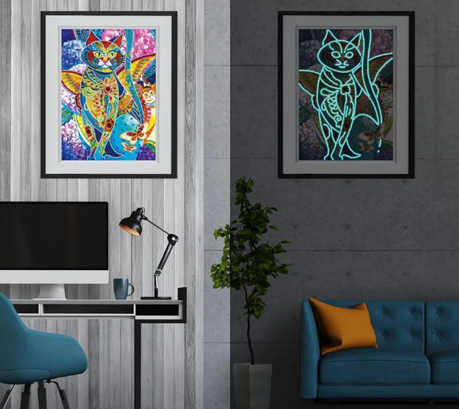 2021 Новый светящийся в темноте камень из смолы DMC 5200 квадратные круглые сверла для