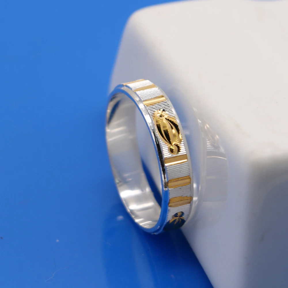 Fashion Punk Ring Geometric Exquisite Minimalist Solid 925 Sterling Silver Golden for Women Wholesale Jewelry Accessory | Украшения и